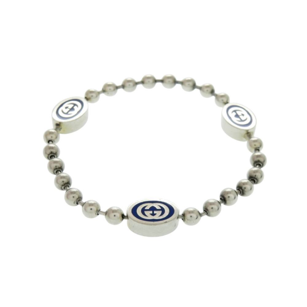 GUCCI Silver Charm Bracelet